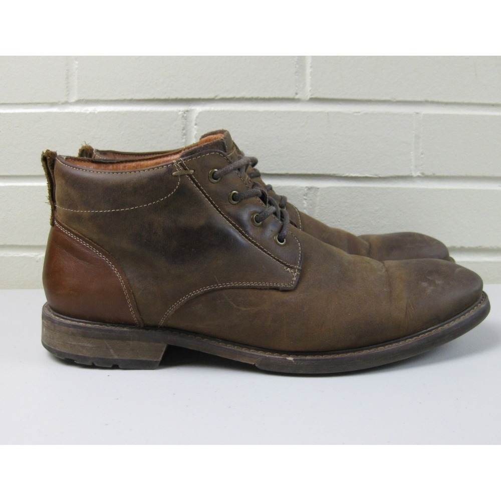 Florsheim Lodge Chukka Boots Men's (11) Brown Crazy Horse Oil Treated Leather